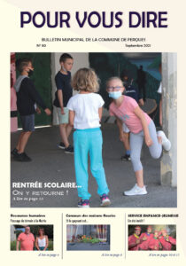 Le bulletin municipal de la Commune et Ferques est disponible en mairie ou en ligne