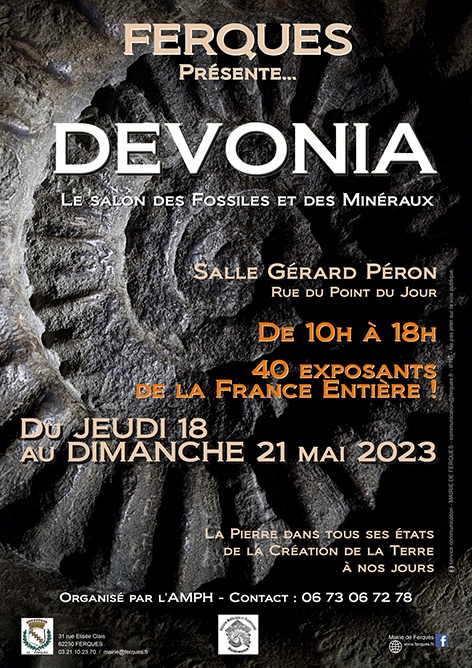 Lire la suite à propos de l’article Saison culturelle : Devonia, le salon des fossiles et des minéraux