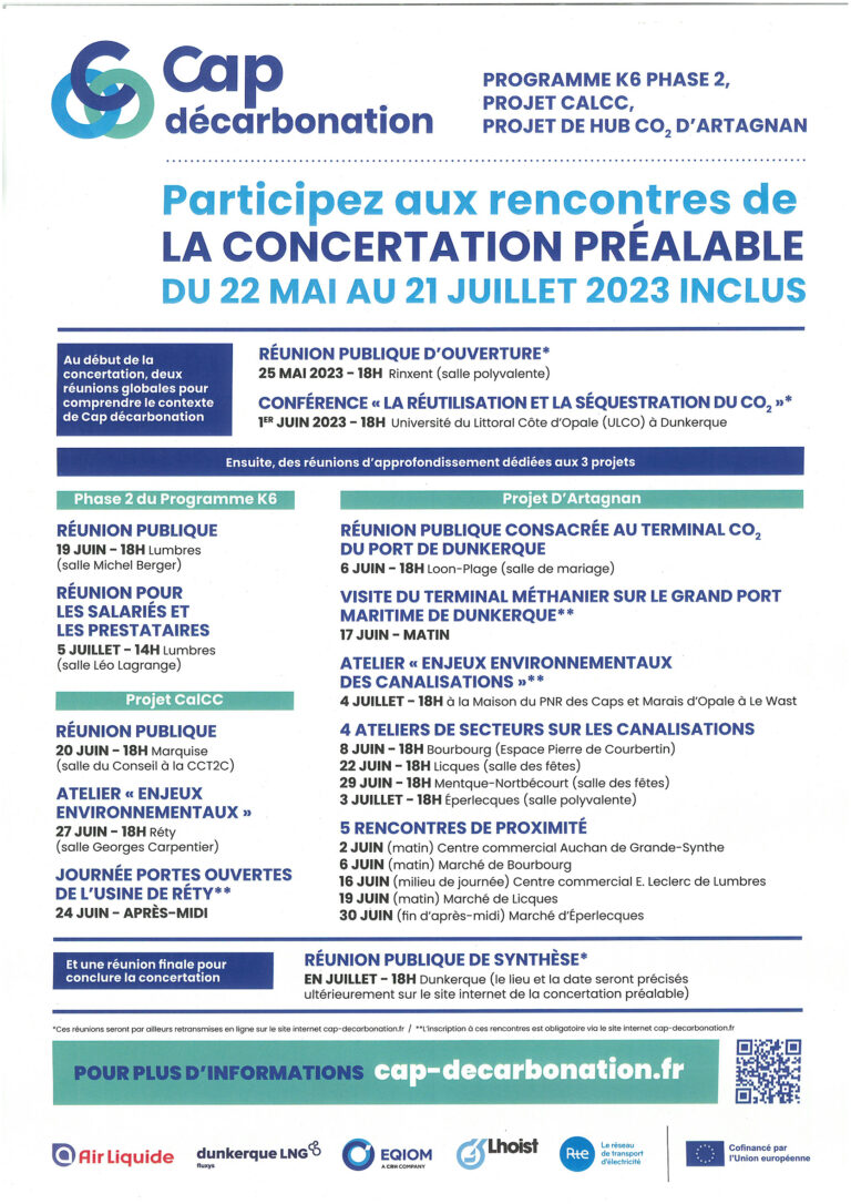 Lire la suite à propos de l’article La concertation préalable Cap Décarbonation est en cours