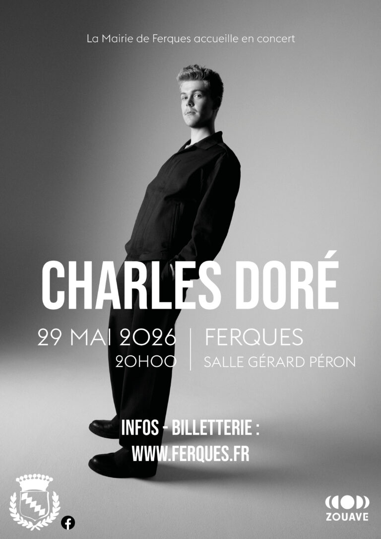 Lire la suite à propos de l’article LA MAIRIE DE FERQUES ACCUEILLE CHARLES DORÉ EN CONCERT !