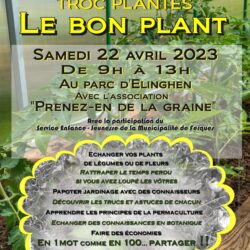 Saison culturelle : Le bon plant, 3ème édition !