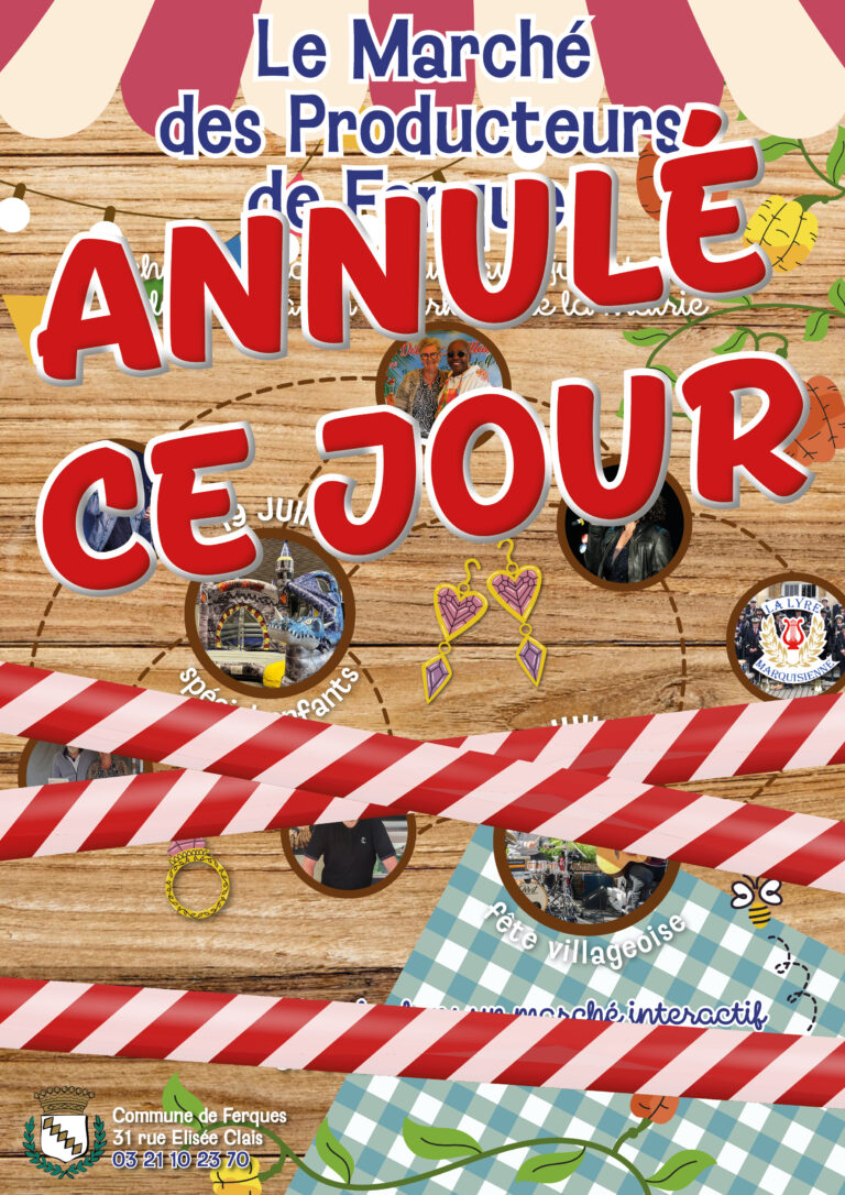 Lire la suite à propos de l’article ANNULATION DU MARCHÉ DES PRODUCTEURS CE JEUDI 28 JUIN