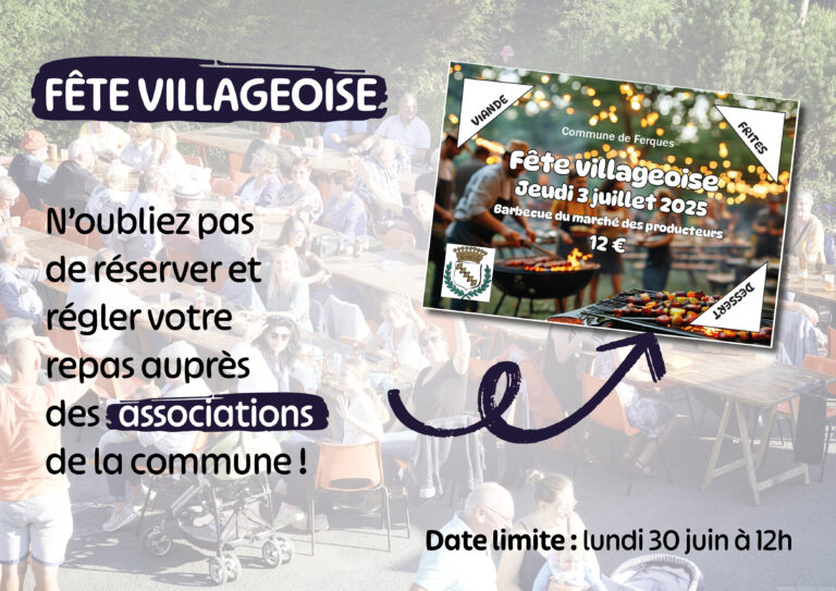 Lire la suite à propos de l’article MARCHÉ DES PRODUCTEURS : Fête villageoise le 03/07/2025